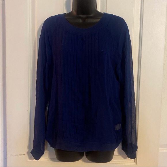 “ONE FINE DAY” Anthropologie Sheer Blouse - Picture 4 of 14